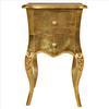 Design Toscano Hayworth Gilded Mahogany Side Table AF57658